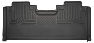 Ford F-150 Floor Mats - Rear - Husky Liners - WeatherBeater - Black - `15-`23